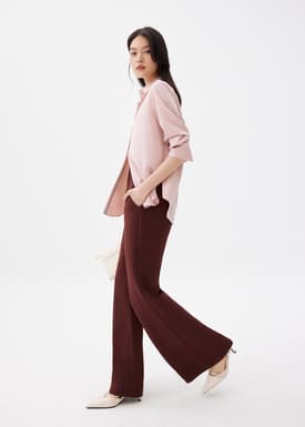 Ivy Satin Button Down Shirt