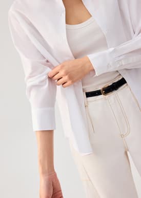 RuchedReady® Riley Button Down Shirt