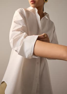 RuchedReady® Riley Button Down Shirt