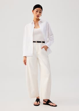 RuchedReady® Riley Button Down Shirt