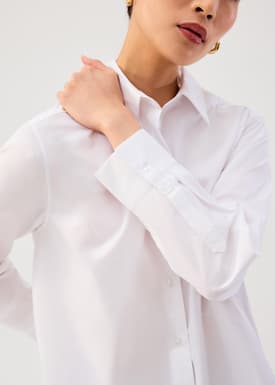 RuchedReady® Riley Button Down Shirt