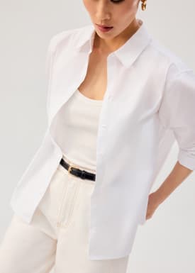 RuchedReady® Riley Button Down Shirt