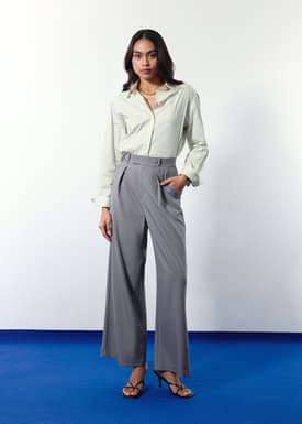 RuchedReady® Riley Button Down Shirt