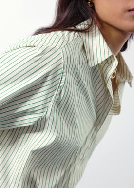 RuchedReady® Riley Button Down Shirt