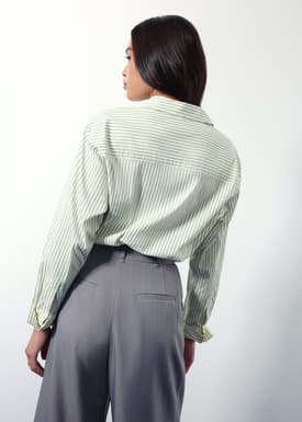 RuchedReady® Riley Button Down Shirt