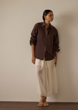 RuchedReady® Riley Button Down Shirt