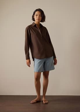 RuchedReady® Riley Button Down Shirt