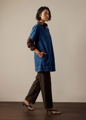 RuchedReady® Riley Button Down Shirt