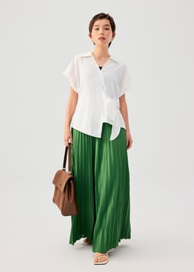 Kairi Front Wrap Collared Shirt