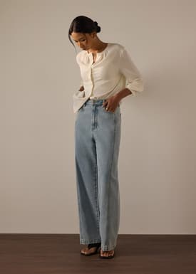 Kriti RuchedReady® Crepe Satin Blouse