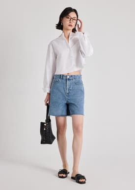Riley RuchedReady® Crop Shirt