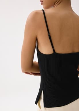 Kendra Contour Knit Camisole Top