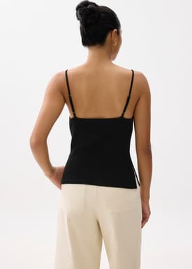 Kendra Contour Knit Camisole Top