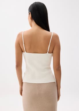 Kendra Contour Knit Camisole Top