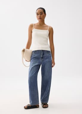 Kendra Contour Knit Camisole Top