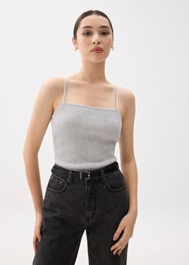 Kendra Contour Knit Camisole Top