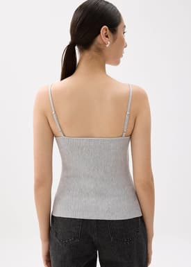 Kendra Contour Knit Camisole Top