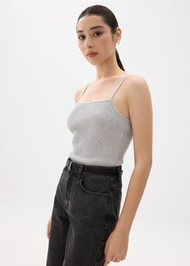Kendra Contour Knit Camisole Top