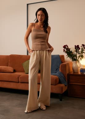 Kendra Contour Knit Camisole Top