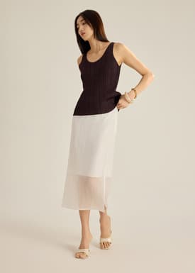 Sora Multi-way PlissÃ© Tank