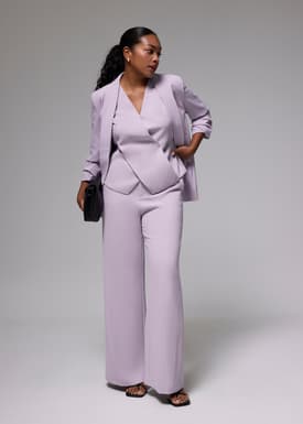 Mae Tailored Cross Over Top