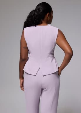 Mae Tailored Cross Over Top