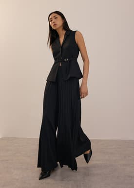 Ling Belted Tailored Vest