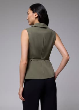 Ling Belted Tailored Vest