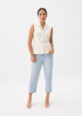 Ling Belted Tailored Vest