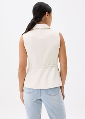 Ling Belted Tailored Vest