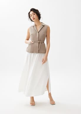 Ling Belted Tailored Vest