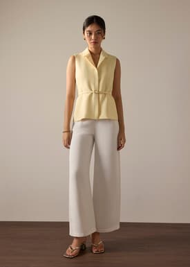 Ling Belted Tailored Vest