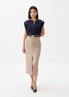 Melati Cotton Boxy Shell Top