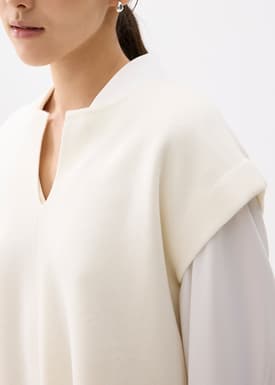 Esha Knit Crop Shell Top