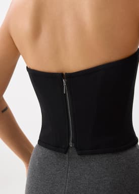 Lia Crop Bustier Top