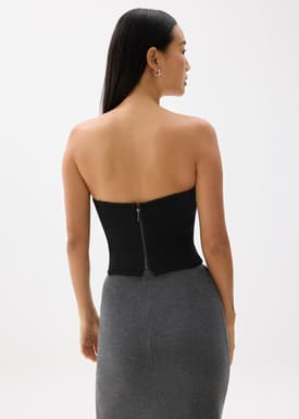Lia Crop Bustier Top