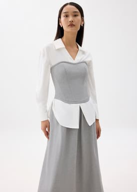 Lia Crop Bustier Top