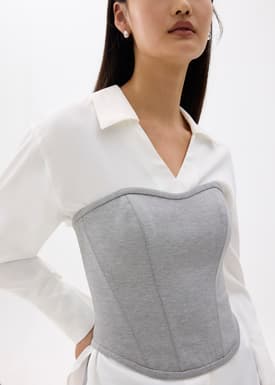 Lia Crop Bustier Top