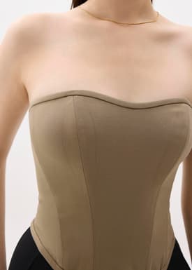 Lia Crop Bustier Top