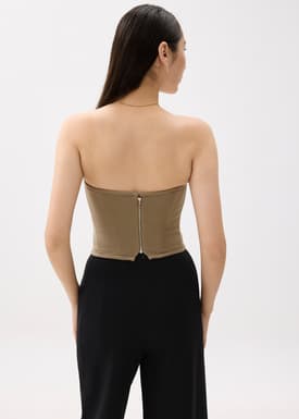 Lia Crop Bustier Top