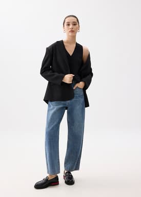 Yuna Relaxed V-neck Vest