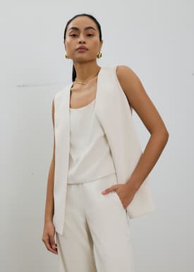 Moira Detachable Tailored Vest Top
