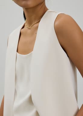 Moira Detachable Tailored Vest Top