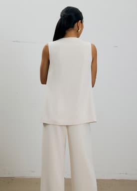 Moira Detachable Tailored Vest Top