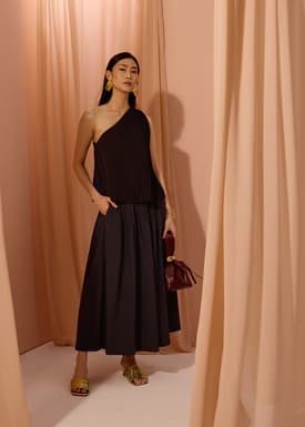 Wei Sunray Pleated Toga Top