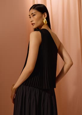 Wei Sunray Pleated Toga Top