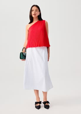 Wei Sunray Pleated Toga Top