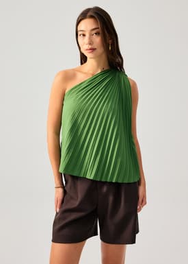 Wei Sunray Pleated Toga Top