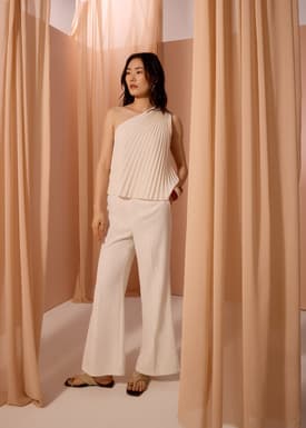 Wei Sunray Pleated Toga Top