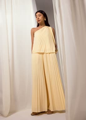 Wei Sunray Pleated Toga Top